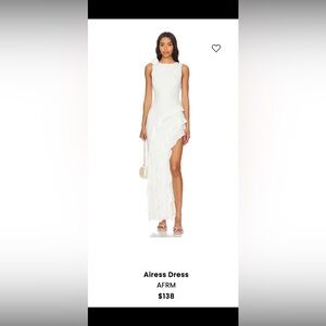 Revolve AFRM White Dress